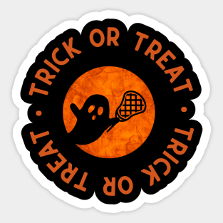 Halloween Lacrosse T-Shirt Sticker